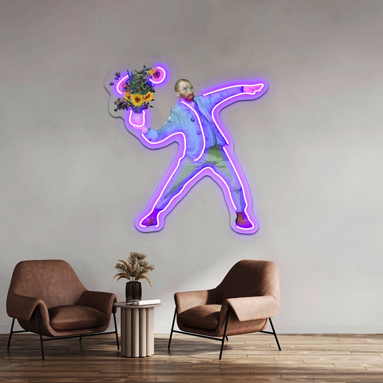 Van Goghsky Artwork Personalized Neon Signs | Shineneon