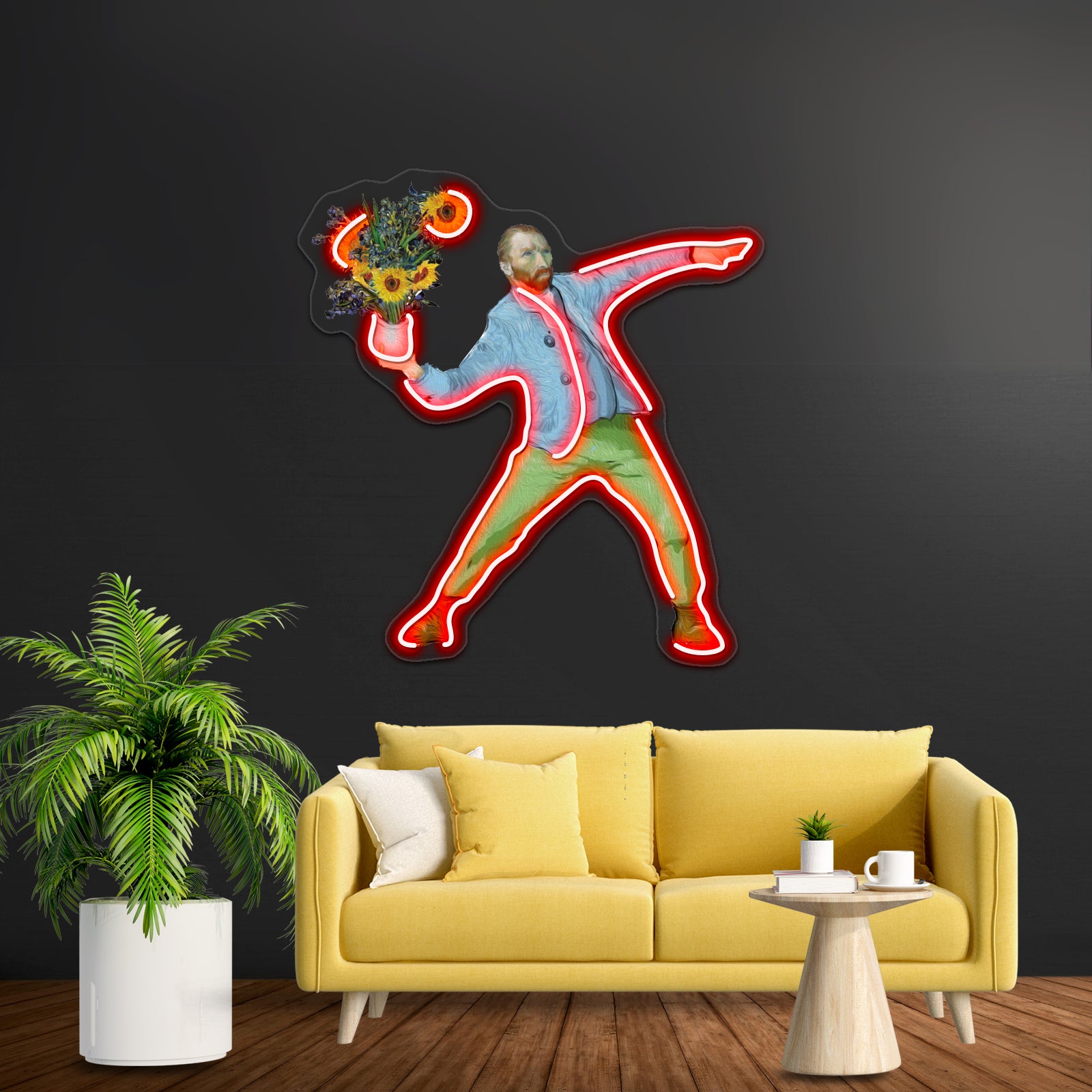 Van Goghsky Artwork Personalized Neon Signs | Shineneon