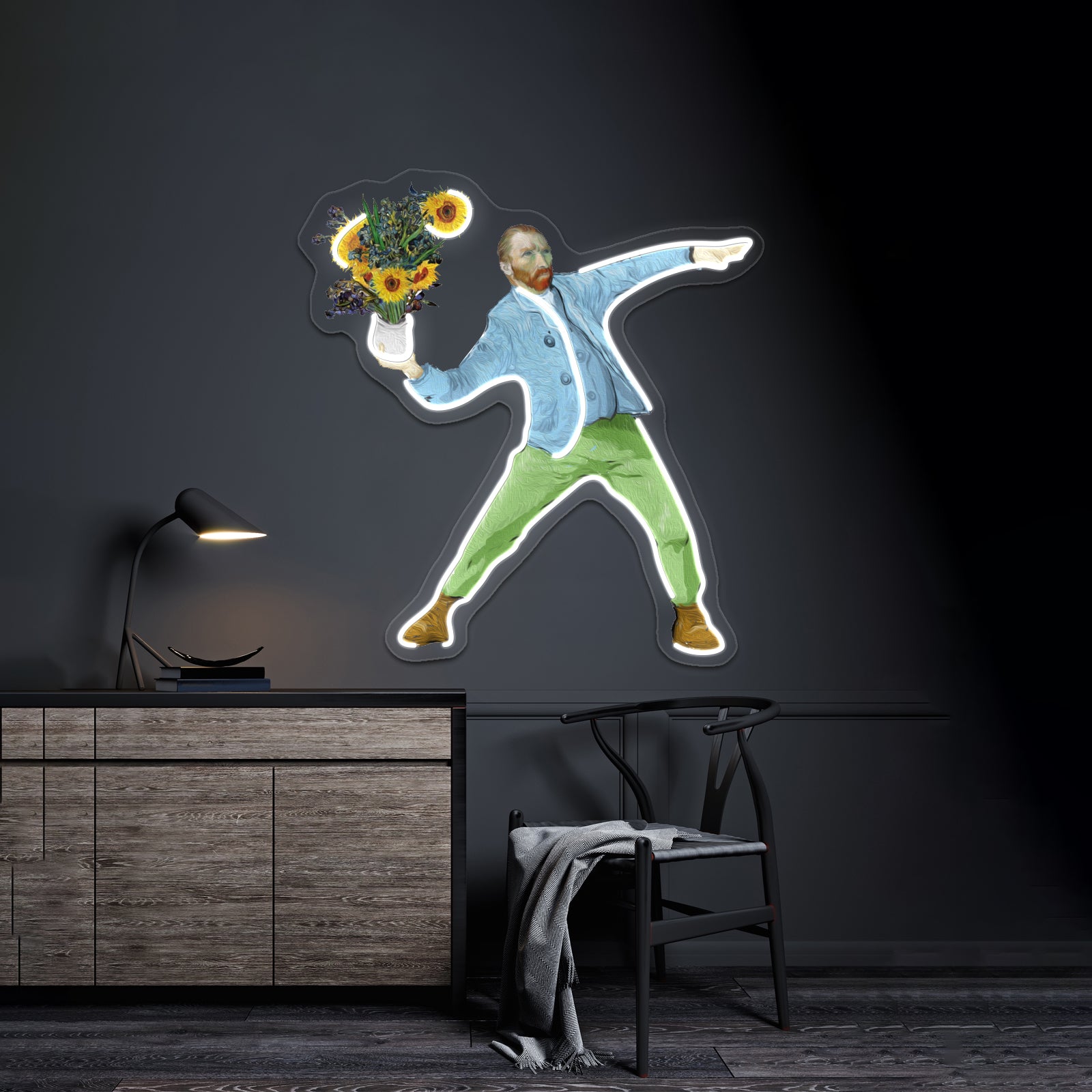 Van Goghsky Artwork Personalized Neon Signs | Shineneon