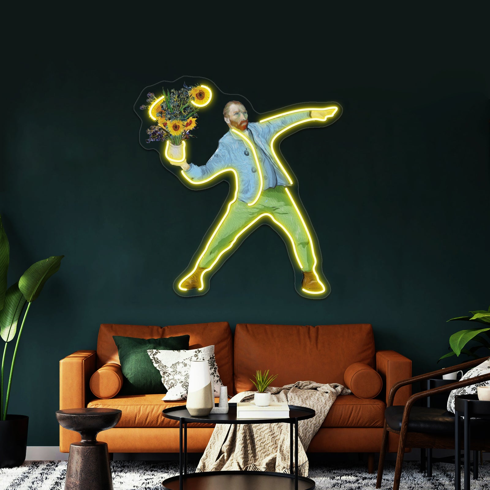 Van Goghsky Artwork Personalized Neon Signs | Shineneon