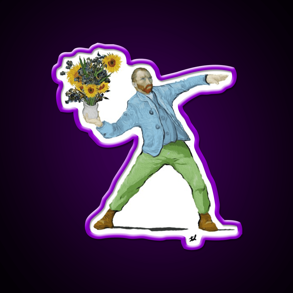 Van Goghsky Cocktail Bar Decor Led Neon Sign Neon Party Sign Rgb Color - Shineneon