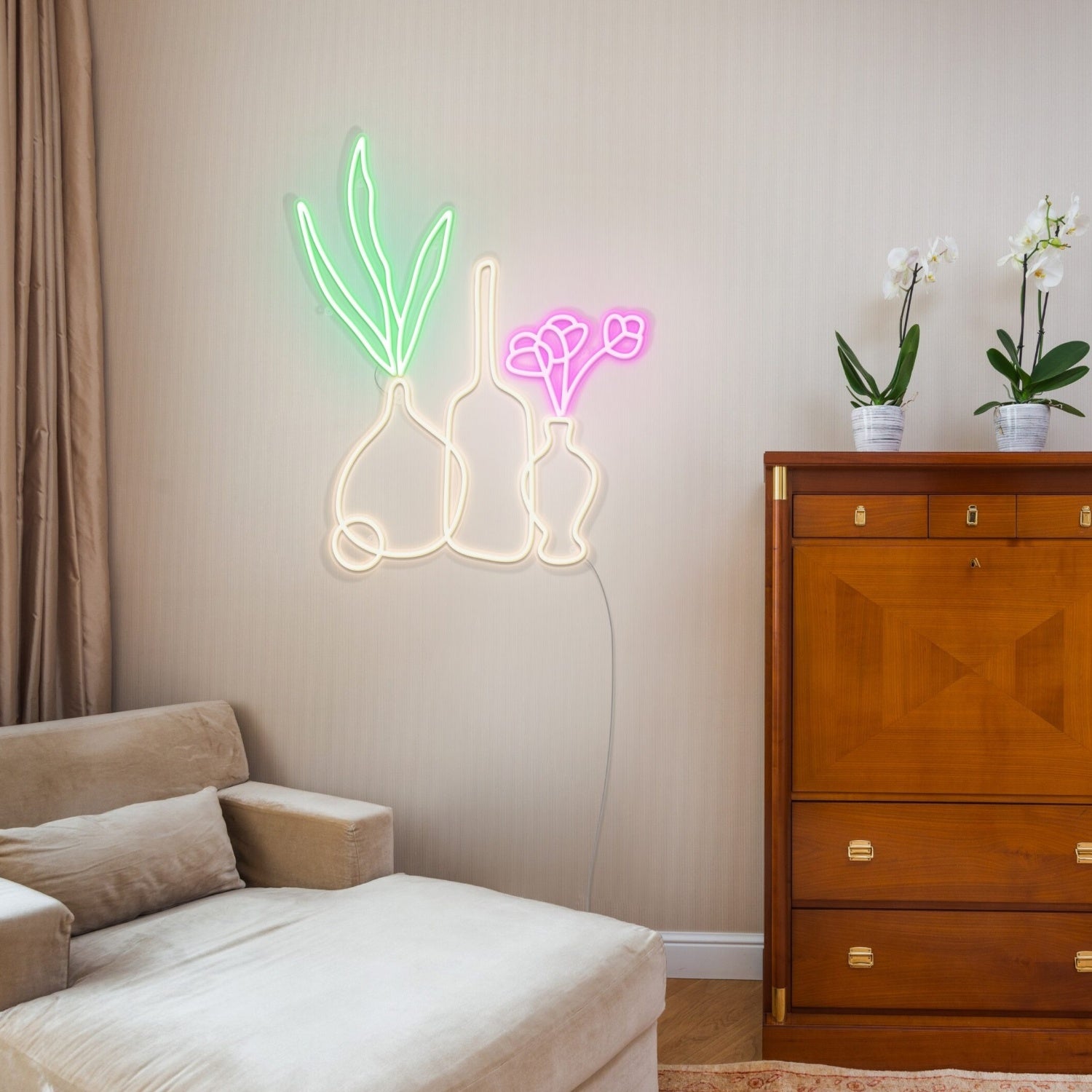 Vases Led Neon Sign Wall Art | Shineneon
