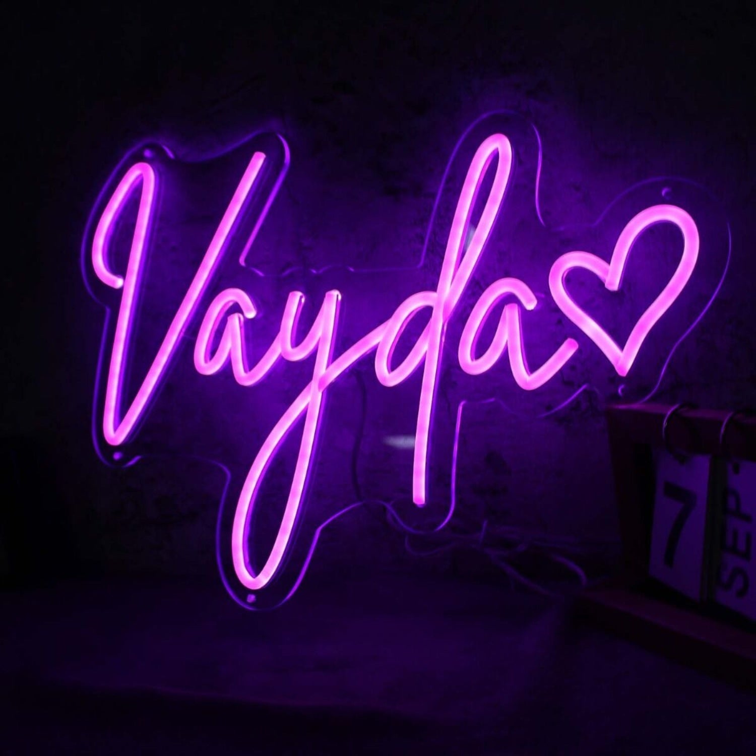 Vayda Purple Led Neon Sign - Shineneon