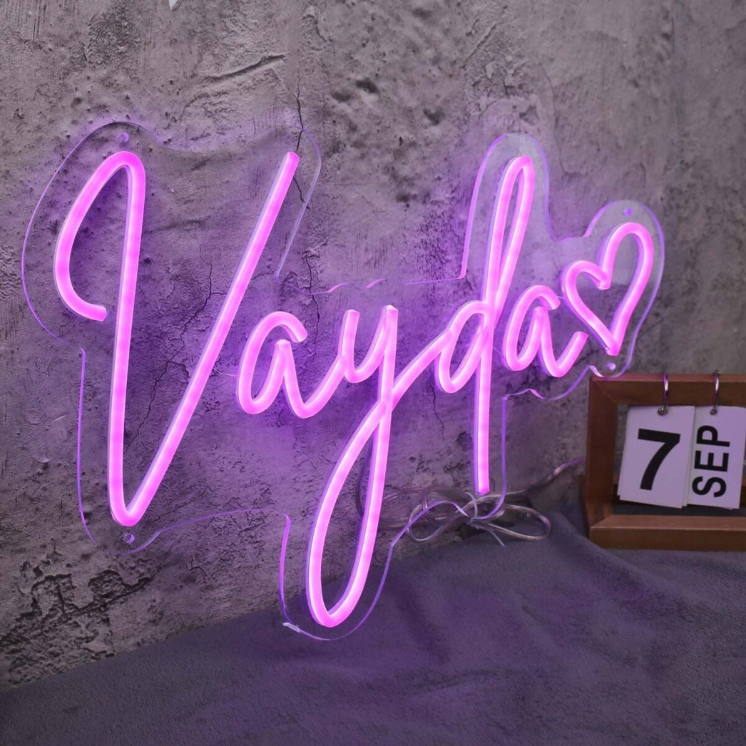 Vayda Purple Led Neon Sign - Shineneon