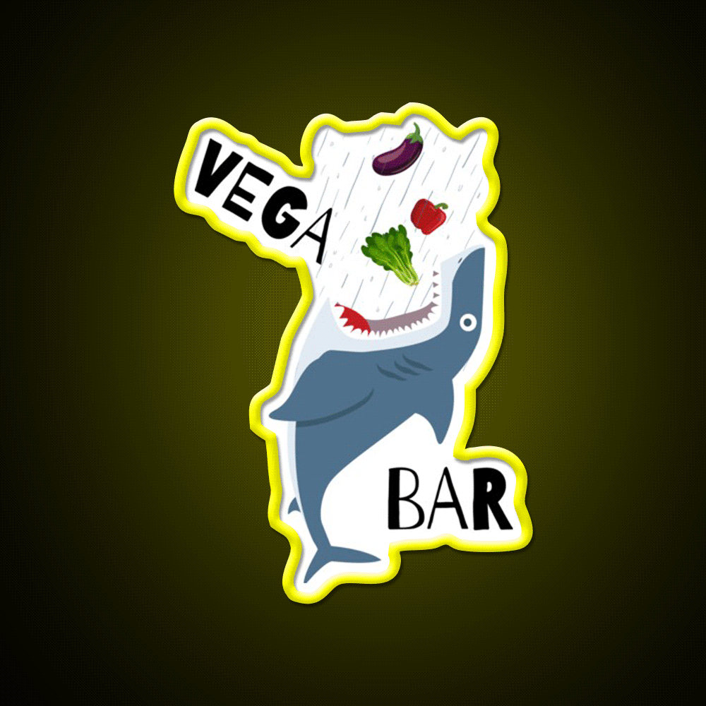 Vega Bar Man Cave Bar Led Neon Sign Rgb Color