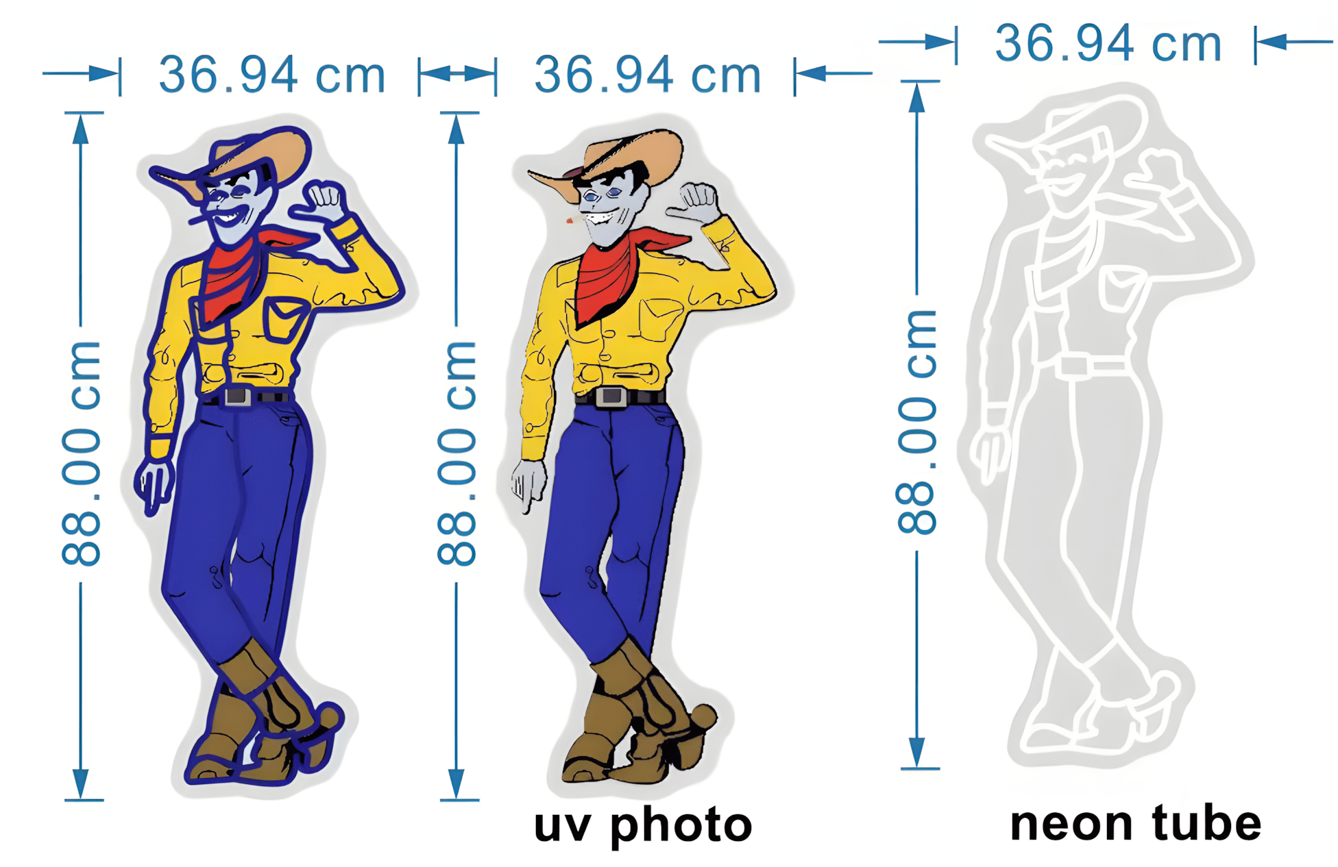 Vegas Vic Cowboy Led Neon Sign - Shineneon