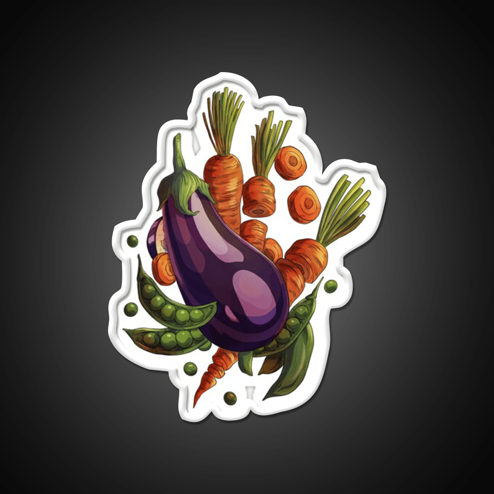 Veggies Snack Food Led Neon Sign Rgb Color - Shineneon