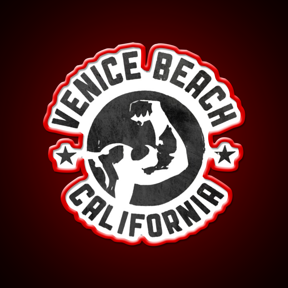 Venice Beach California Gym Fitness Led Neon Sign Rgb Color - LED neon sign view 10