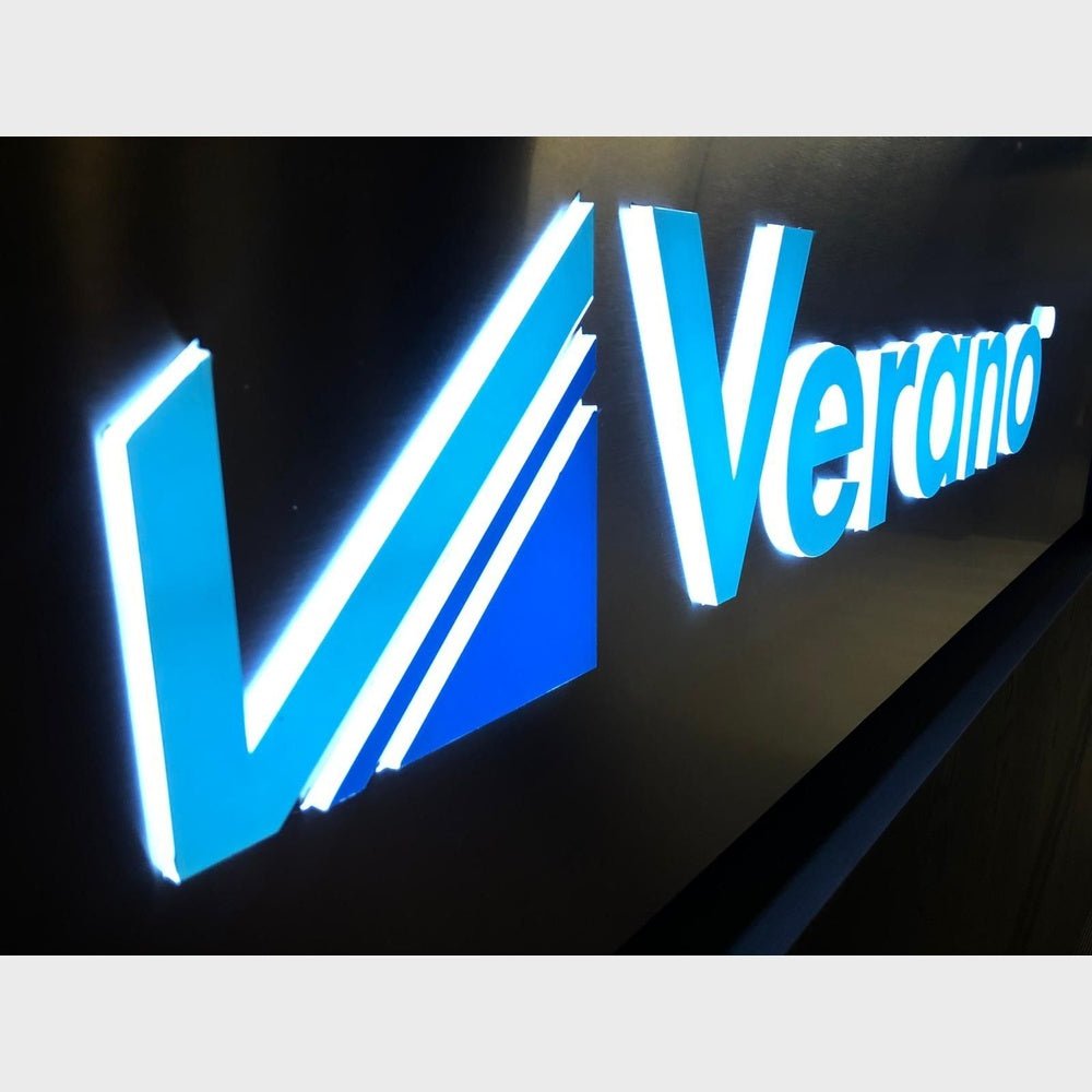 Verana 3D Frontlit And Backlit Channel Letter Led Light Sign - Shineneon