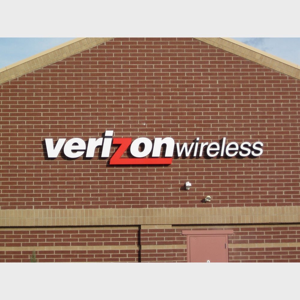Verizon Wireless 3D Frontlit And Backlit Channel Letter Led Light Sign - Shineneon