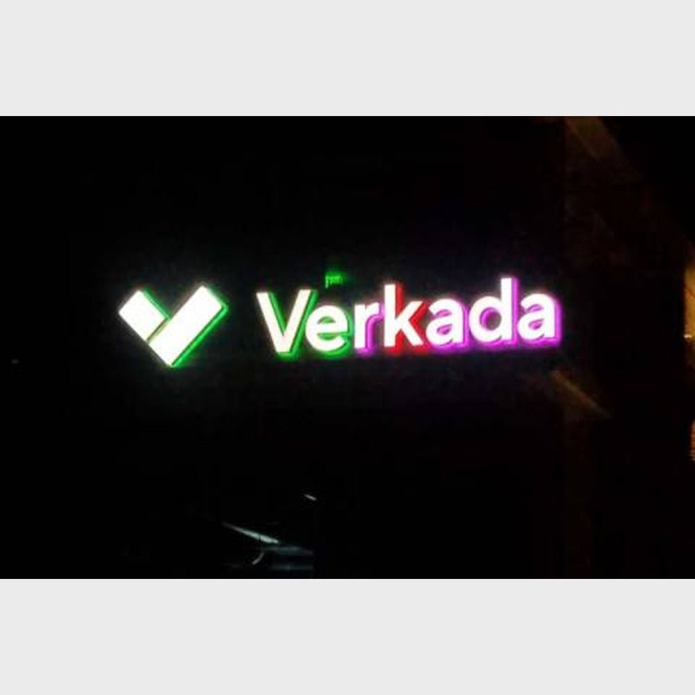 Verkada 3D Frontlit And Backlit Channel Letter Led Light Sign - Shineneon