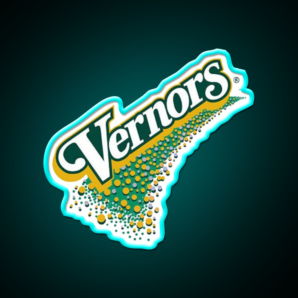 Vernors Beer Bar Decor Led Neon Sign Rgb Color - Size and dimension reference
