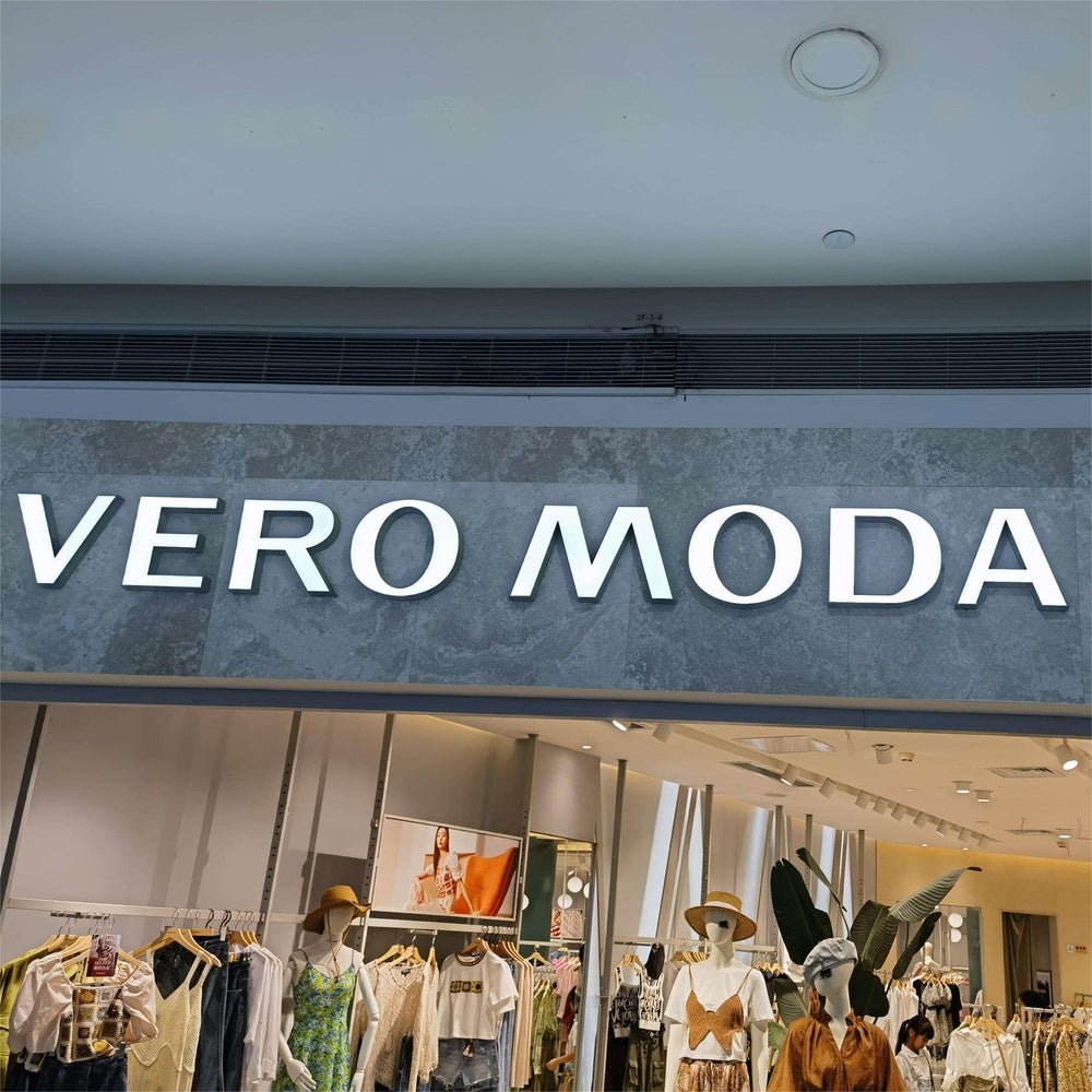 Vero Moda 3D Frontlit Channel Letters Led Light Sign - Shineneon