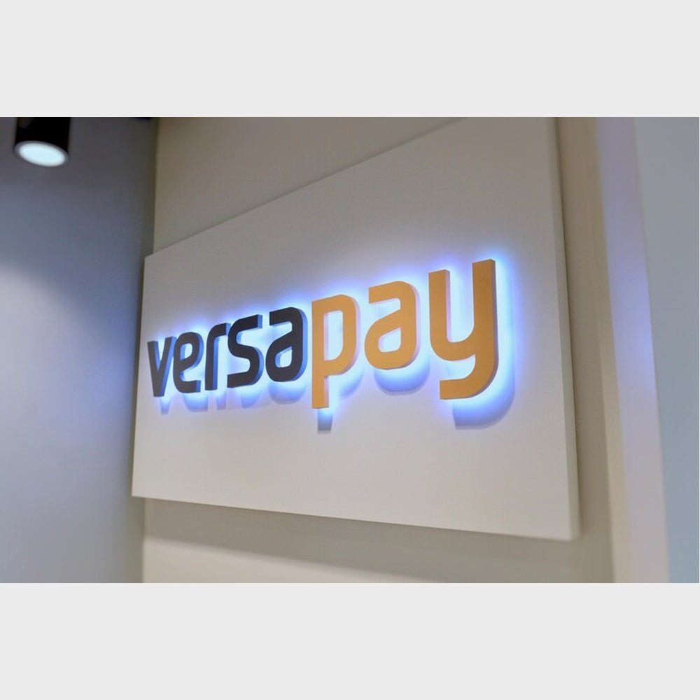 Versapay 3D Backlit Channel Letters Led Light Sign - Shineneon