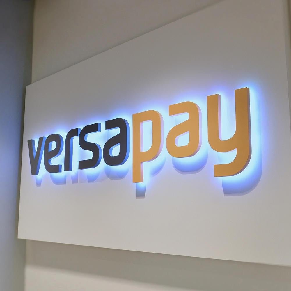 Versapay 3D Backlit Letters Business Metal Led Sign - Shineneon