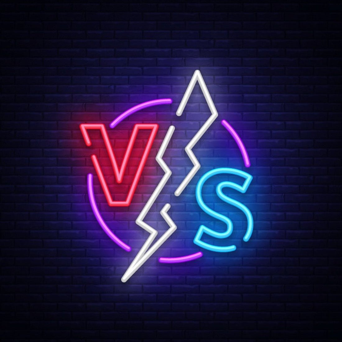Versus Vs Led Sign Business Neon Sign - Shineneon