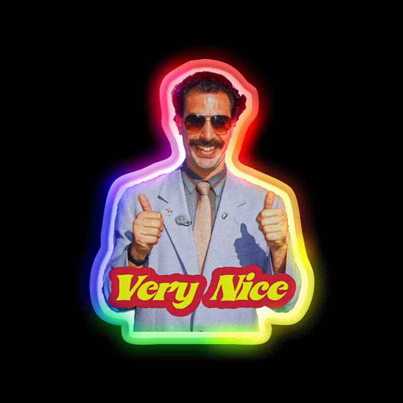 Very Nice Party Drink Tequila Led Neon Sign Rgb Color - LED neon sign close-up detail