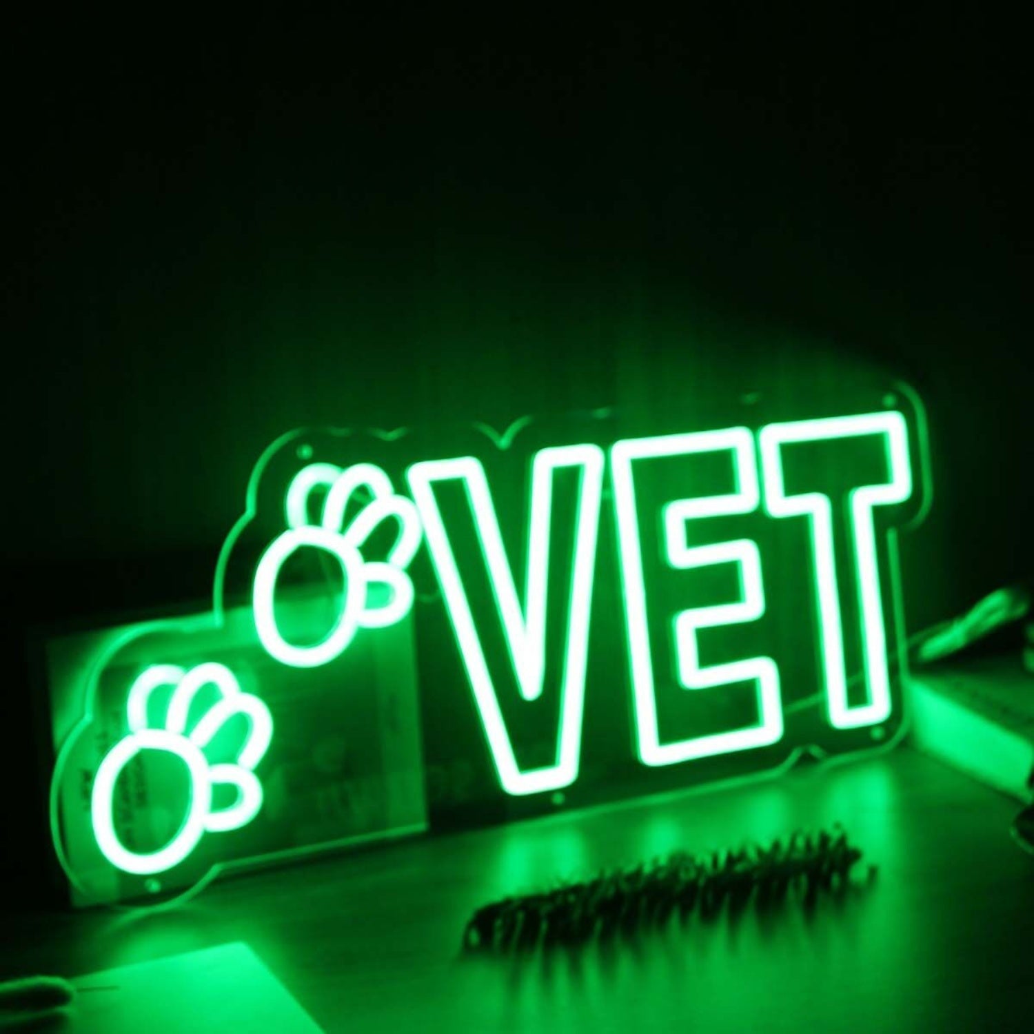 Vet Green Led Neon Sign - Shineneon