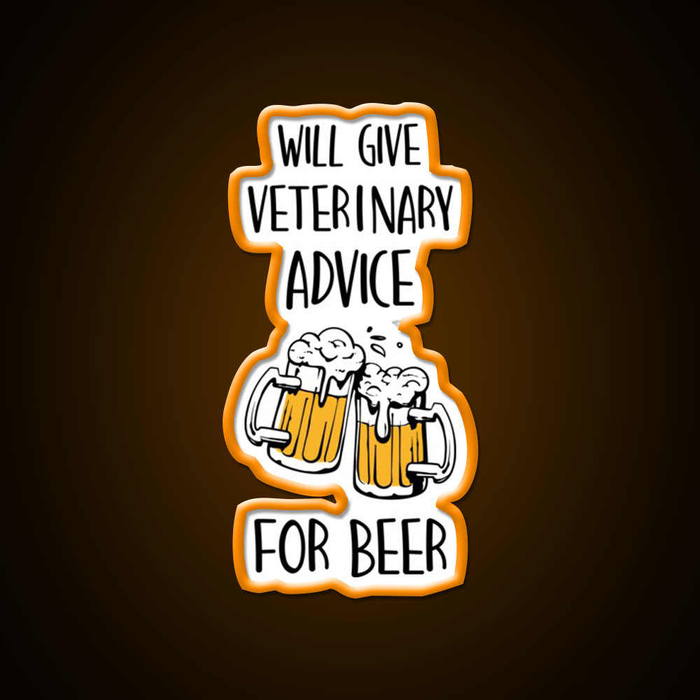 Veterinary Nurse Will Give Veterinary Advice For Beer Bar Decor Led Neon Sign Rgb Color - LED neon sign view 6
