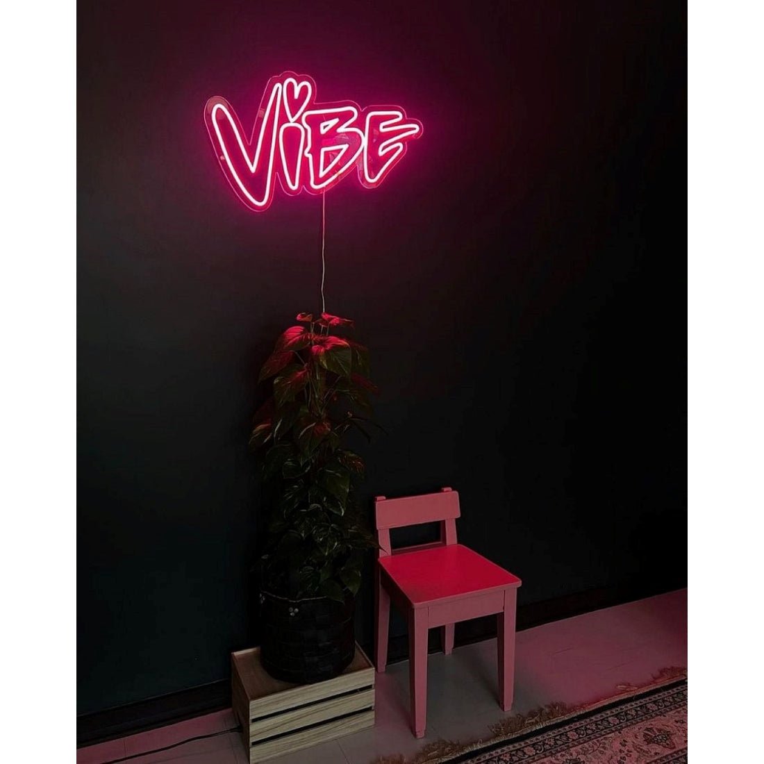 Vibe Heart Led Sign Business Neon Sign - Shineneon