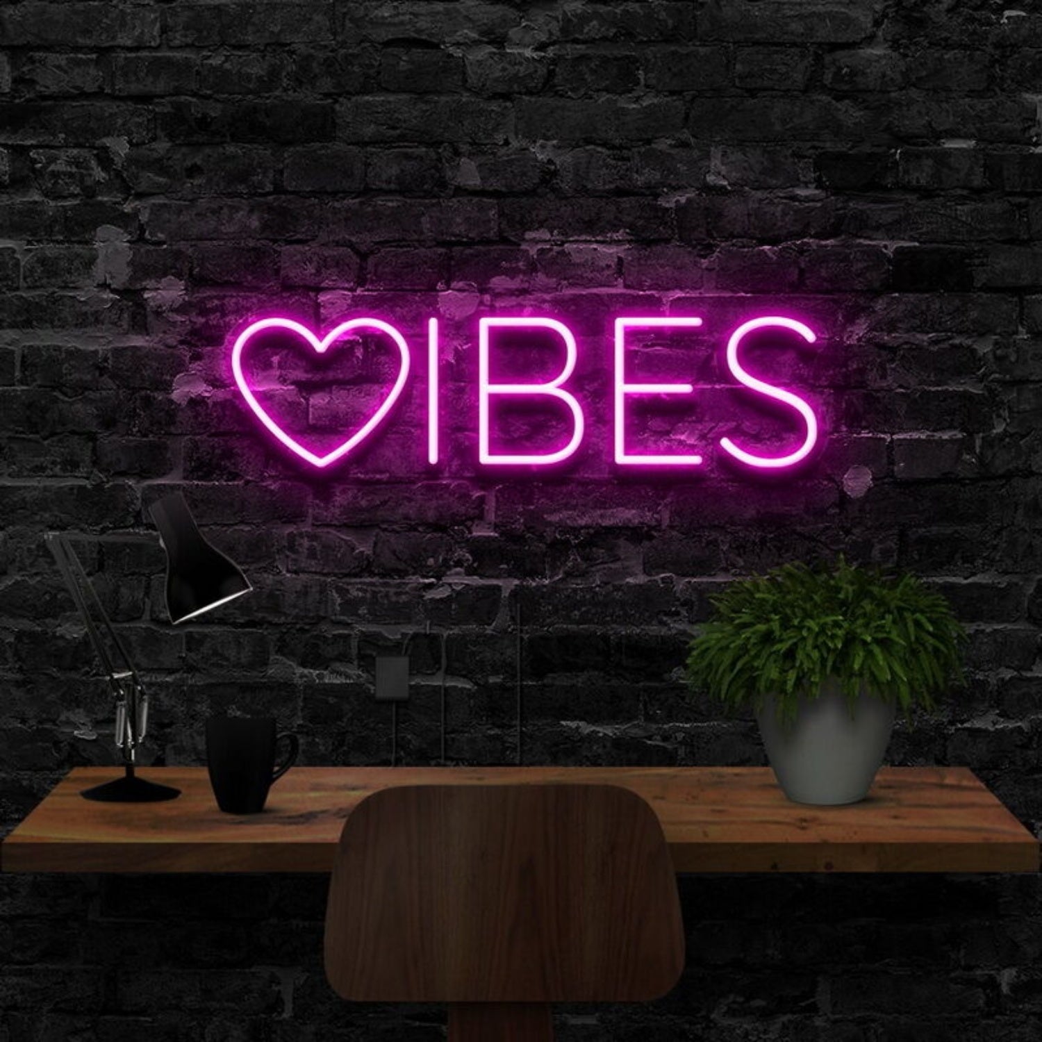 Vibes Led Neon Sign For Positive Spaces - Shineneon