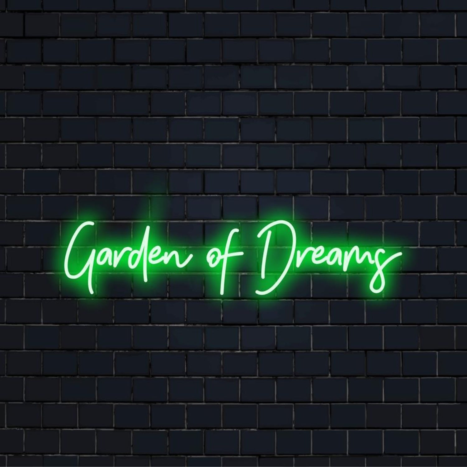 Vibrant Green Garden Of Dreams Led Neon Sign For Indoor Decor | Shineneon