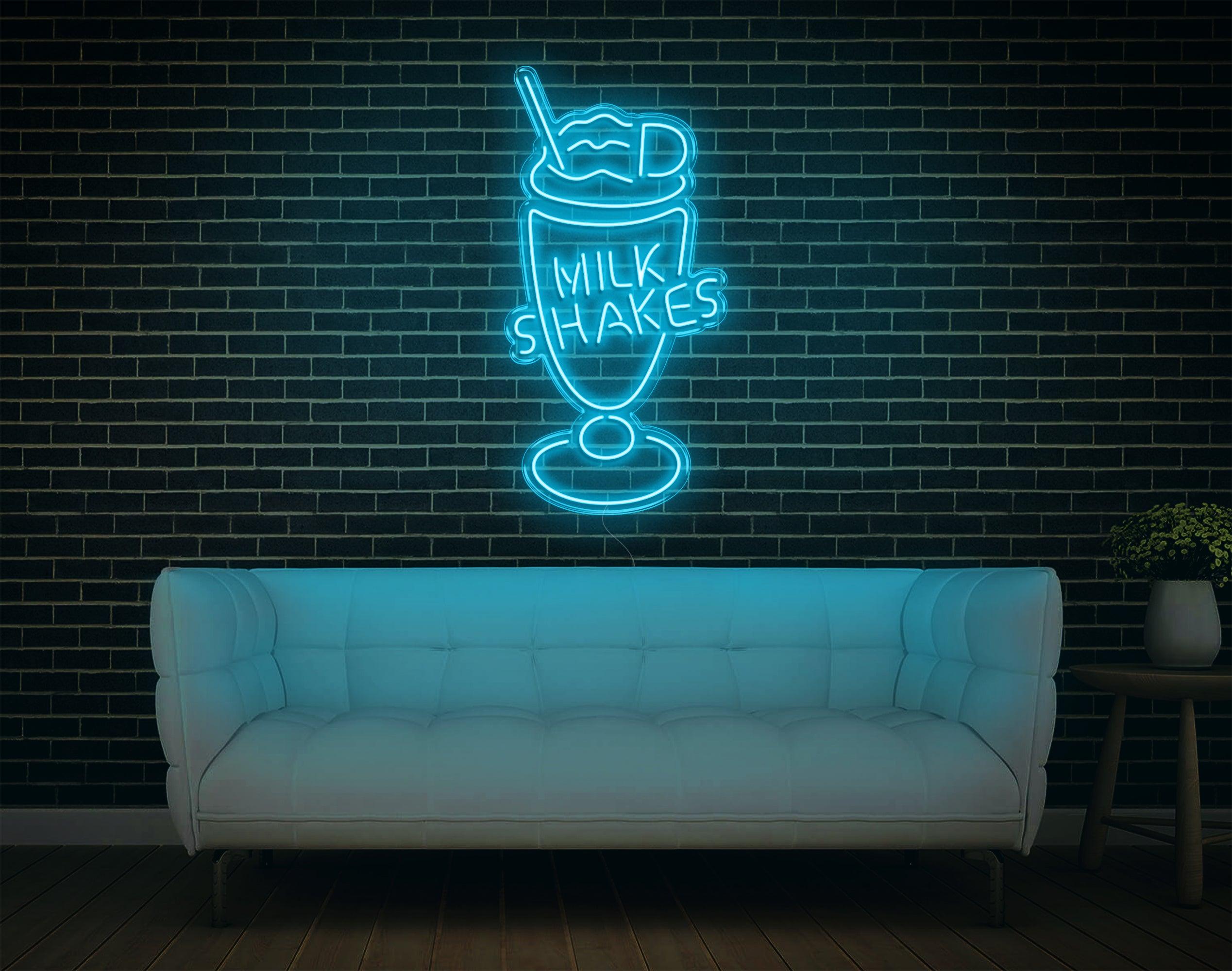 Vibrant Milk Shakes Led Neon Sign For Cafe And Home Decor | Shineneon