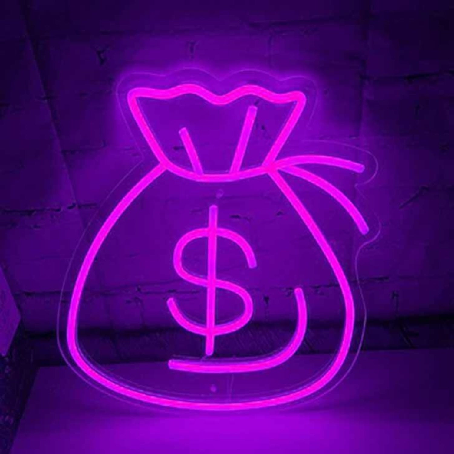 Vibrant Money Bag Led Neon Sign | Shineneon