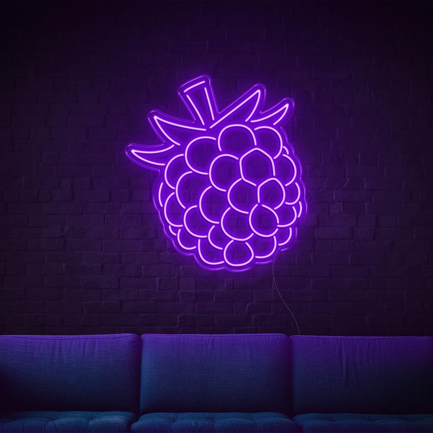 Vibrant Purple Raspberry Led Neon Sign For Home Cafe Wall Art | Shineneon