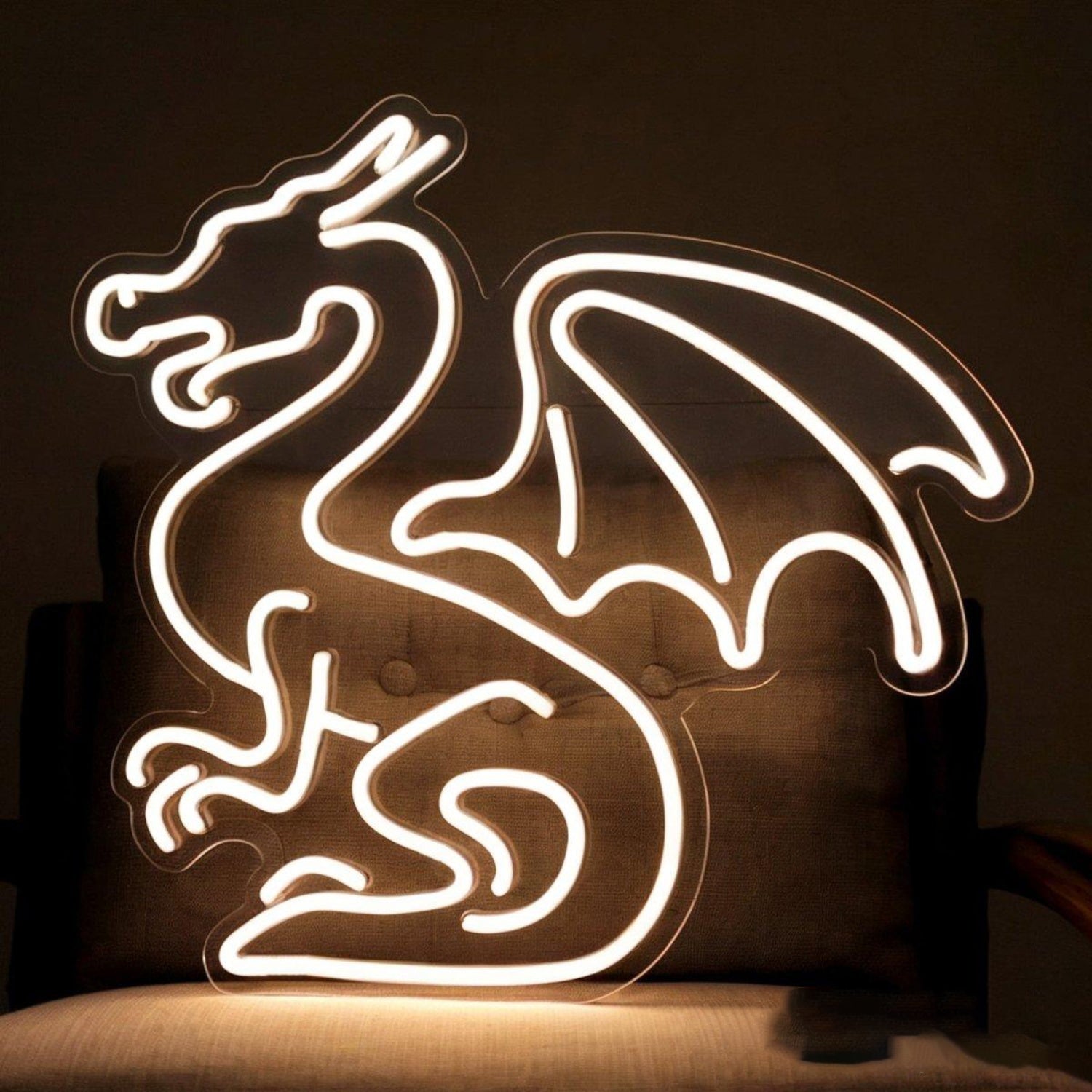 Vibrant Purple Western Dragon Led Neon Sign For Home Bar Themed Party Decor | Shineneon
