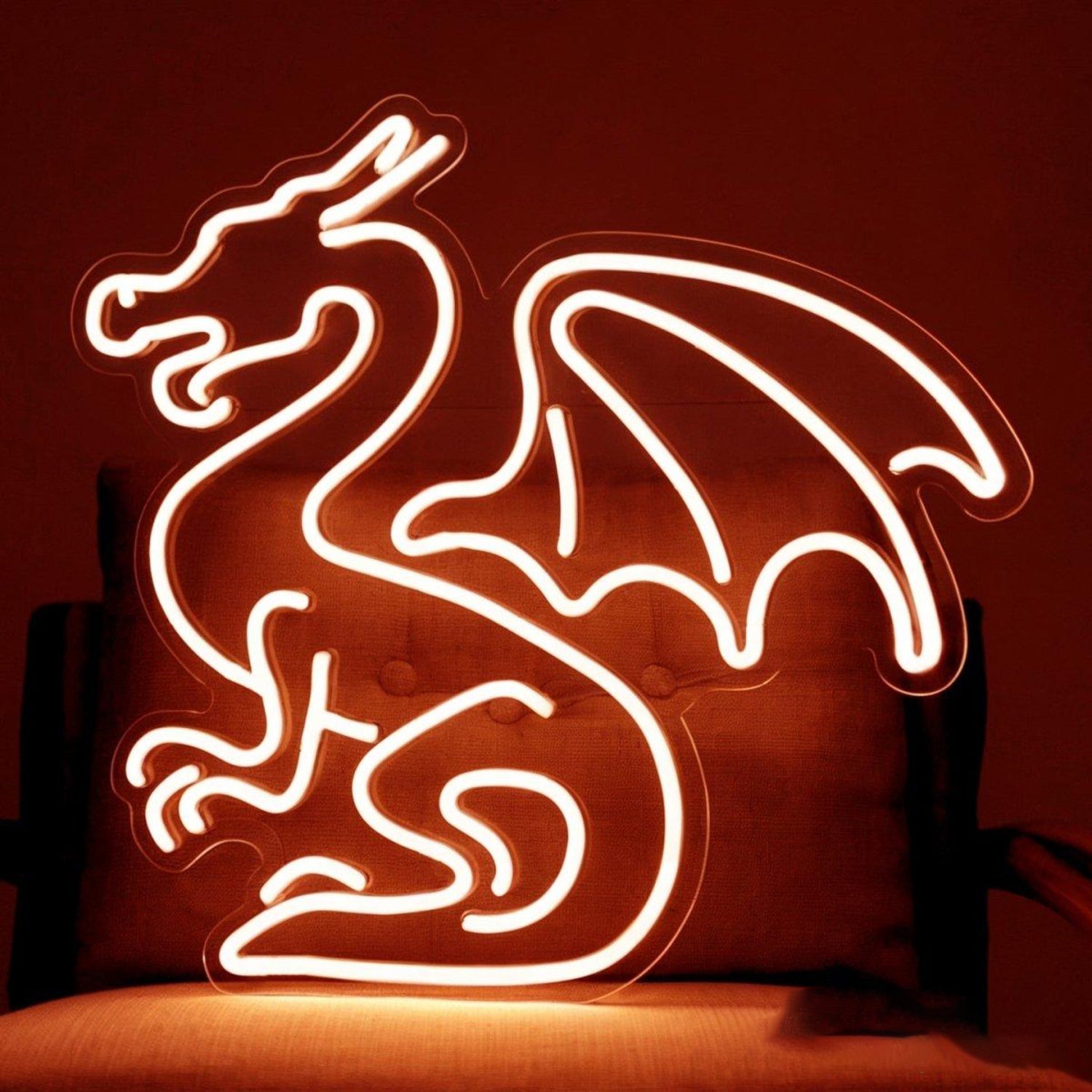 Vibrant Purple Western Dragon Led Neon Sign For Home Bar Themed Party Decor | Shineneon