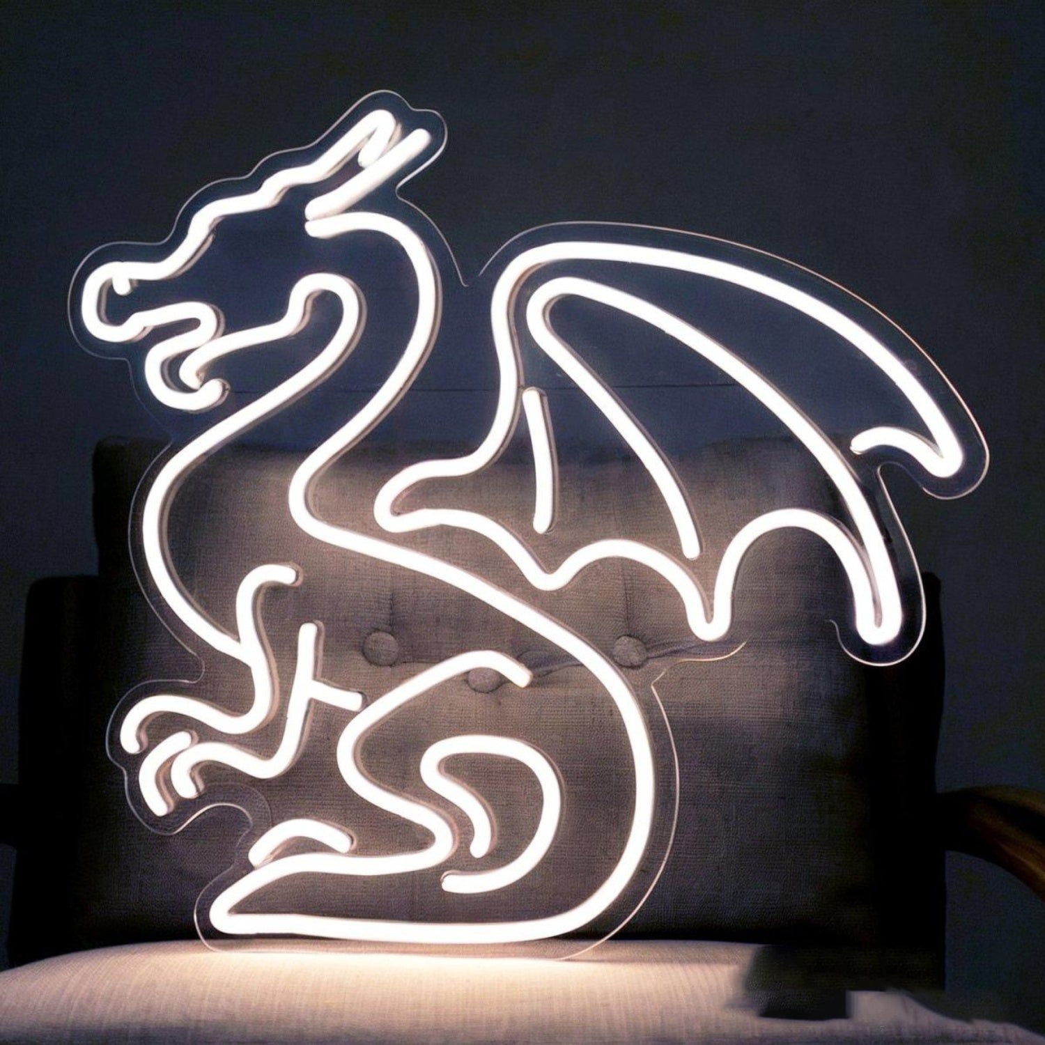 Vibrant Purple Western Dragon Led Neon Sign For Home Bar Themed Party Decor | Shineneon