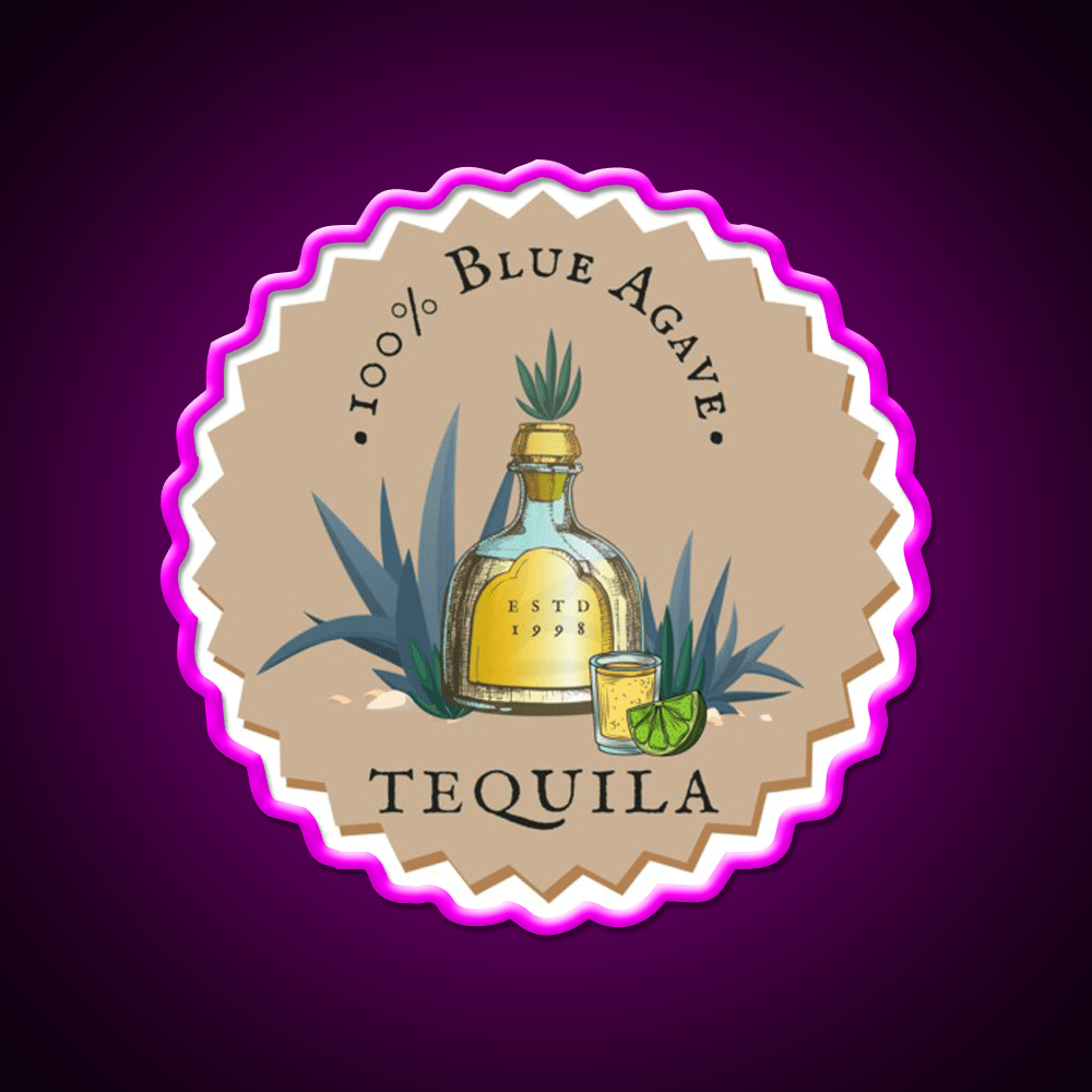 Vibrant Tequila Party Drink Tequila Led Neon Sign Rgb Color - Shineneon