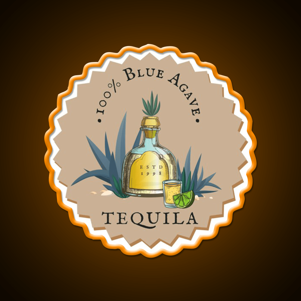 Vibrant Tequila Party Drink Tequila Led Neon Sign Rgb Color - Shineneon