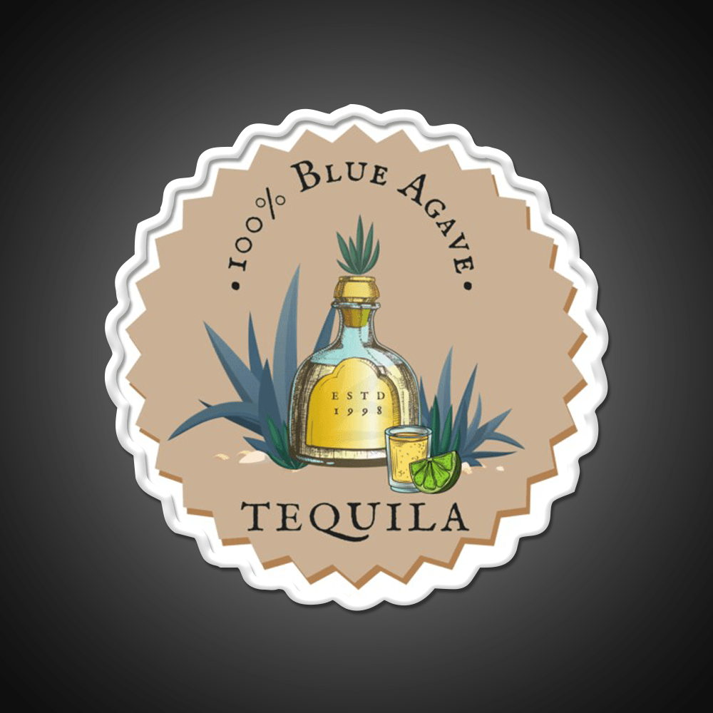 Vibrant Tequila Party Drink Tequila Led Neon Sign Rgb Color - Shineneon