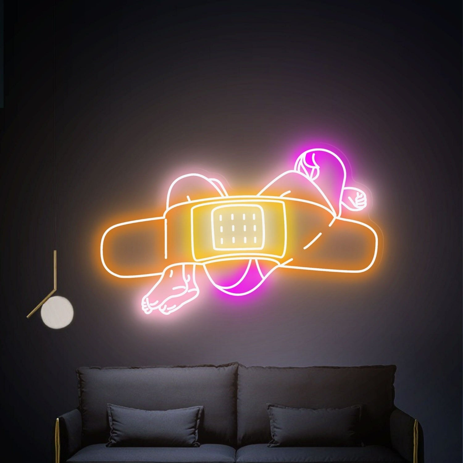 Vibrant Touch To Your Party Ambience Girl Band - Aid Led Neon Sign - Shineneon