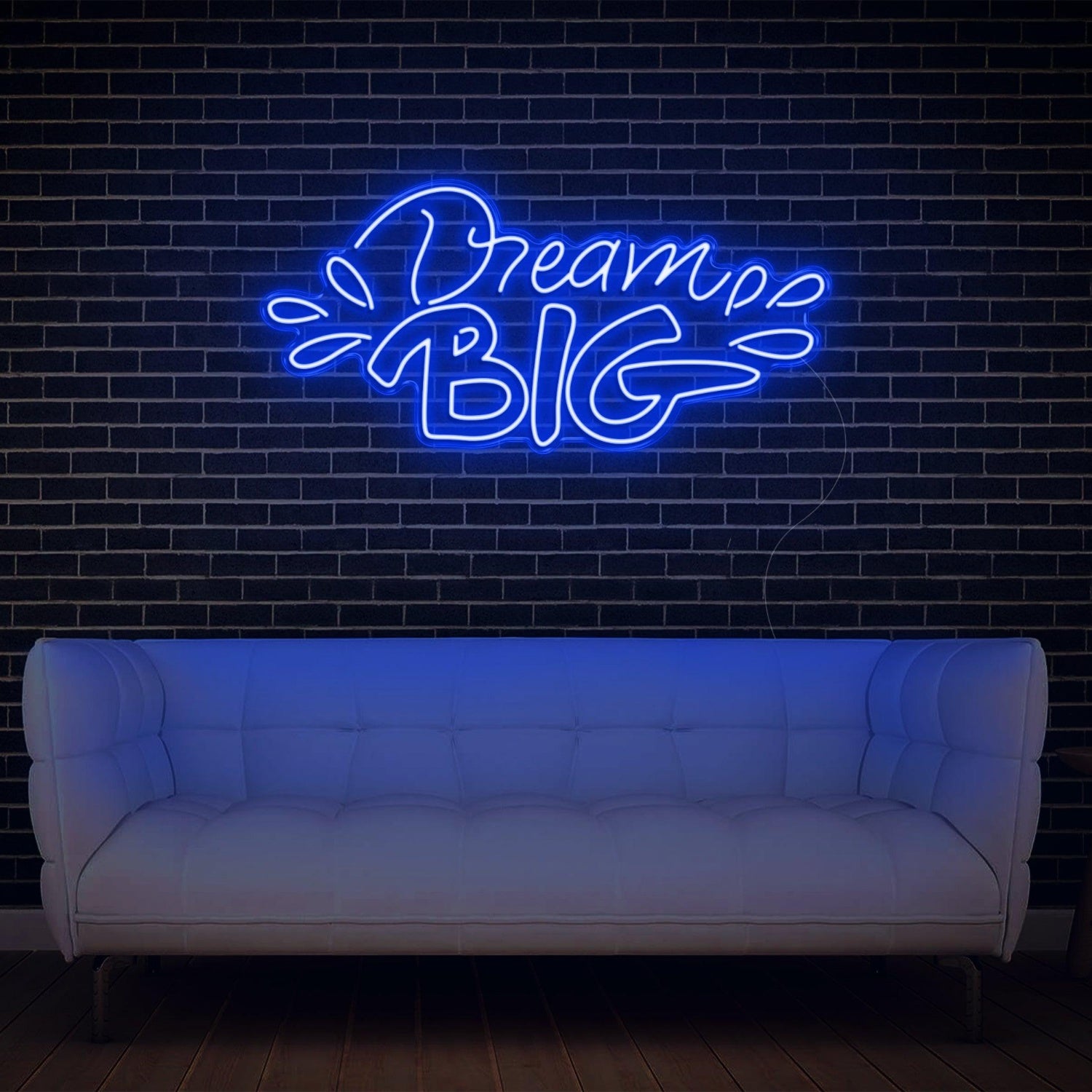 Vibrant Yellow Dream Big Led Neon Sign For Cozy Home Studio Decor | Shineneon
