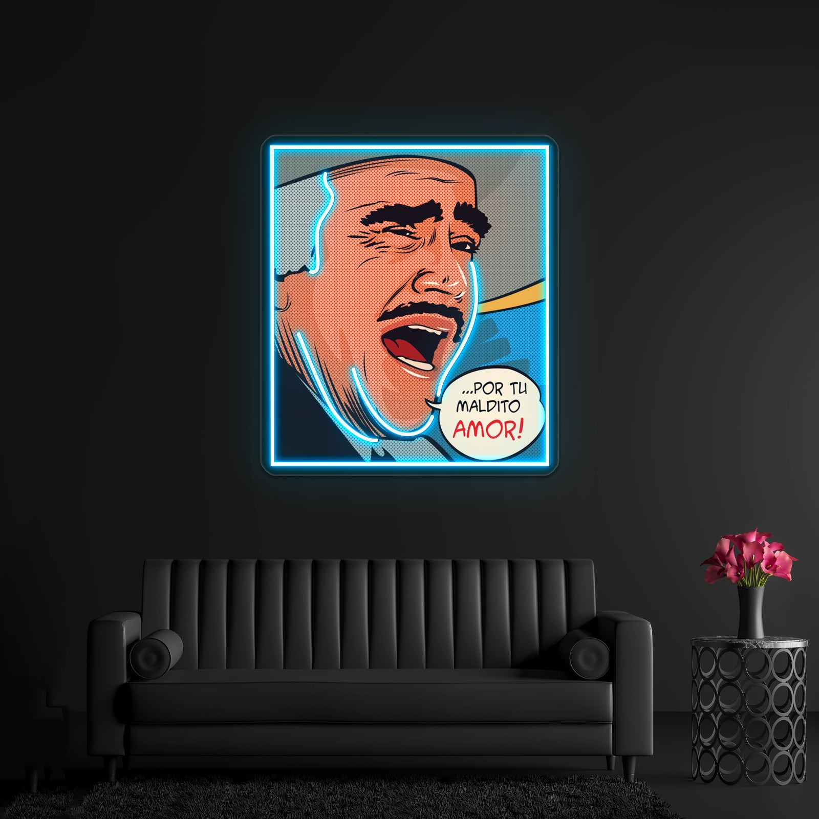 Vicente Fernandez Artwork Neon Signs Custom | Shineneon