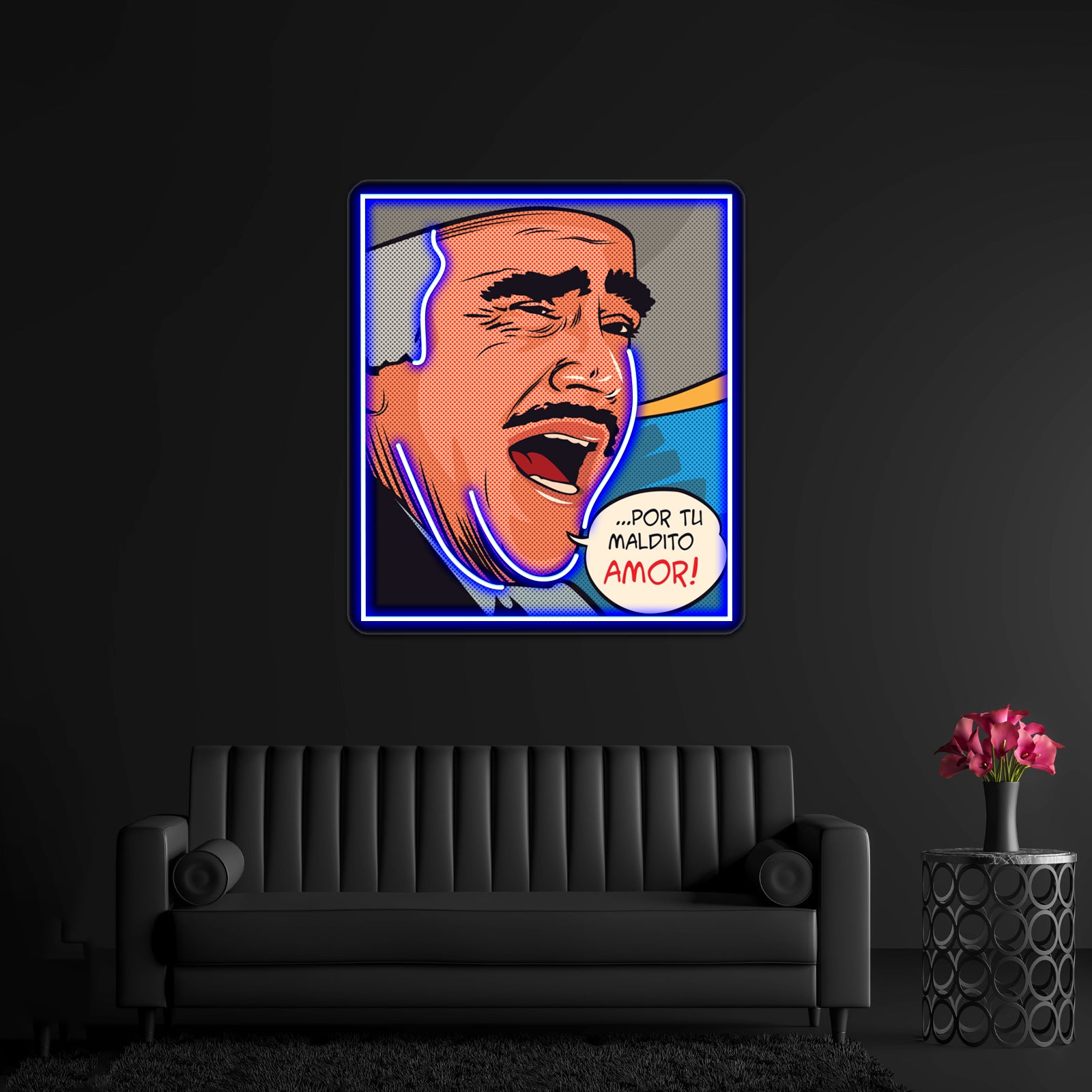 Vicente Fernandez Artwork Neon Signs Custom | Shineneon