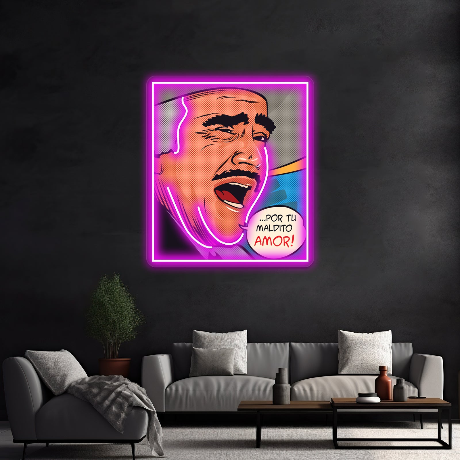 Vicente Fernandez Artwork Neon Signs Custom | Shineneon