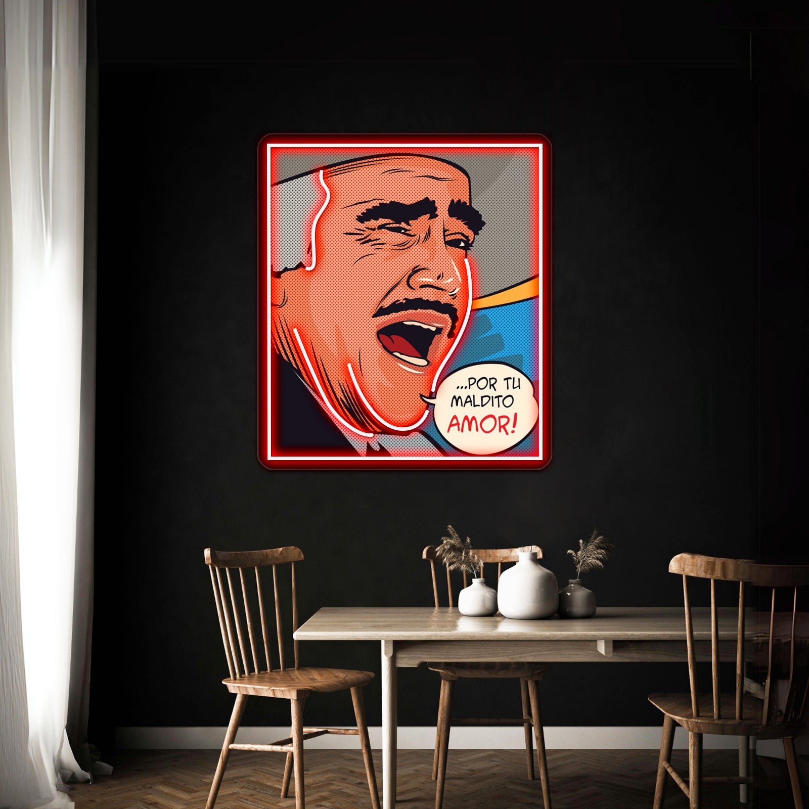 Vicente Fernandez Artwork Neon Signs Custom | Shineneon