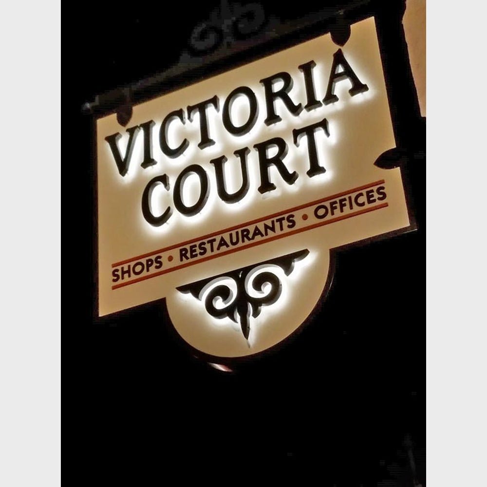Victoria Court Offices 3D Backlit Channel Letters Led Light Sign - Shineneon