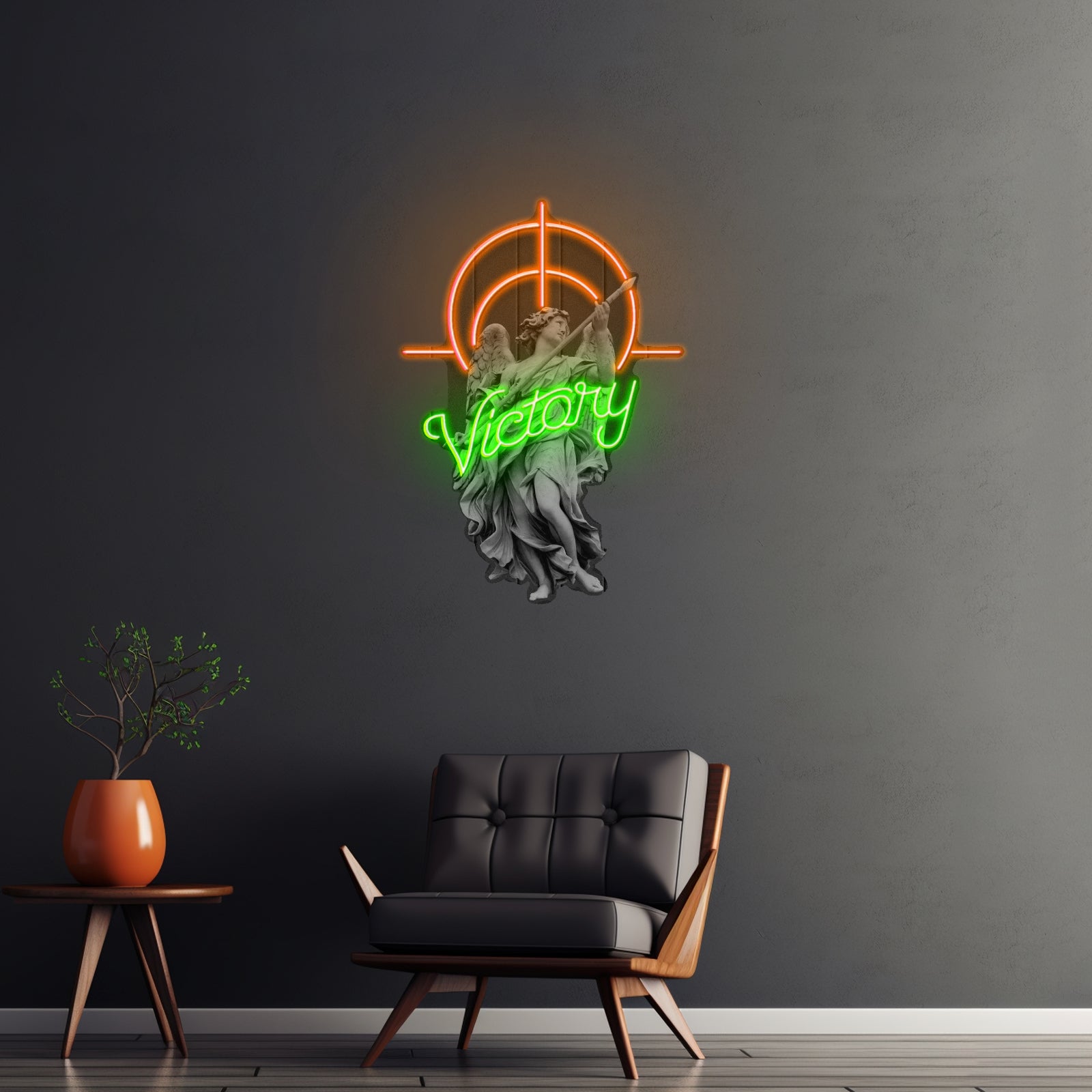 Victory Angel Custom Led Signs Artwork For Sale