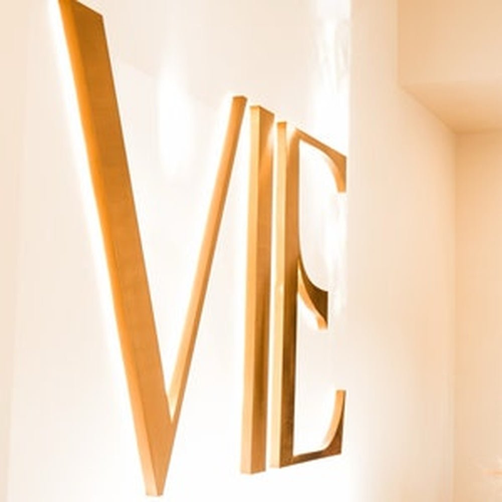 Vie 3D Backlit Channel Letters Led Light Sign - Shineneon