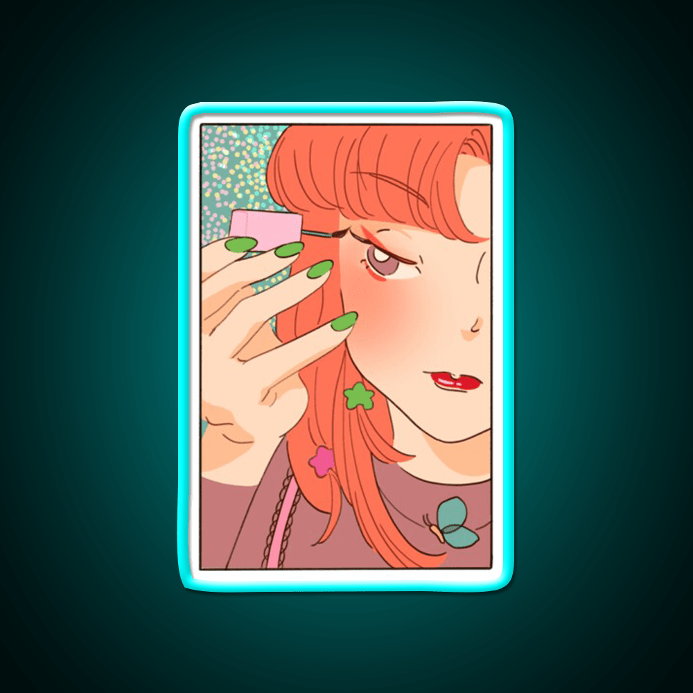 Vintage Anime Nail Salon Led Neon Sign Rgb Color - Shineneon