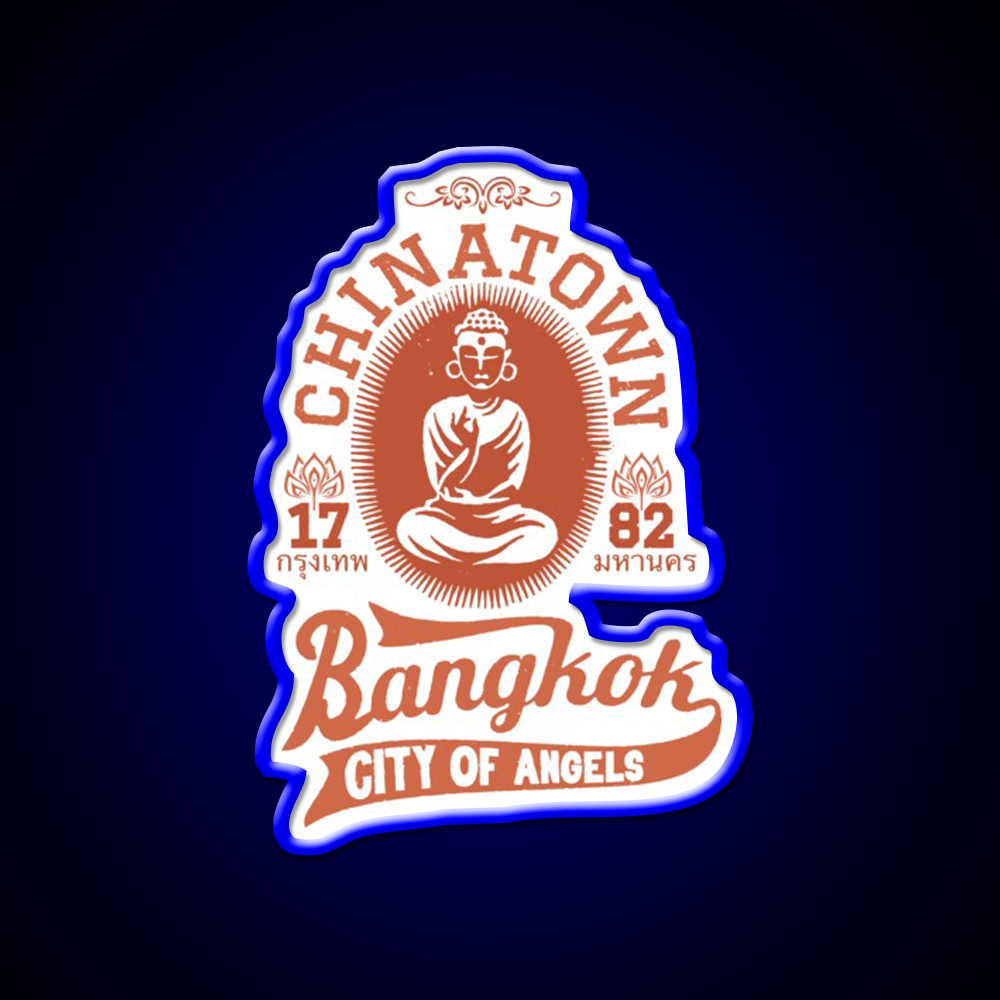 Vintage Bangkok Buddha Logo Asian Cultural Led Neon Sign For Home Rgb Color - LED neon sign view 5