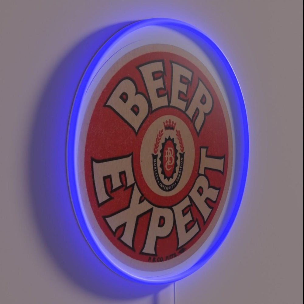 Vintage Beer Expert Rgb Led Neon Sign - Shineneon