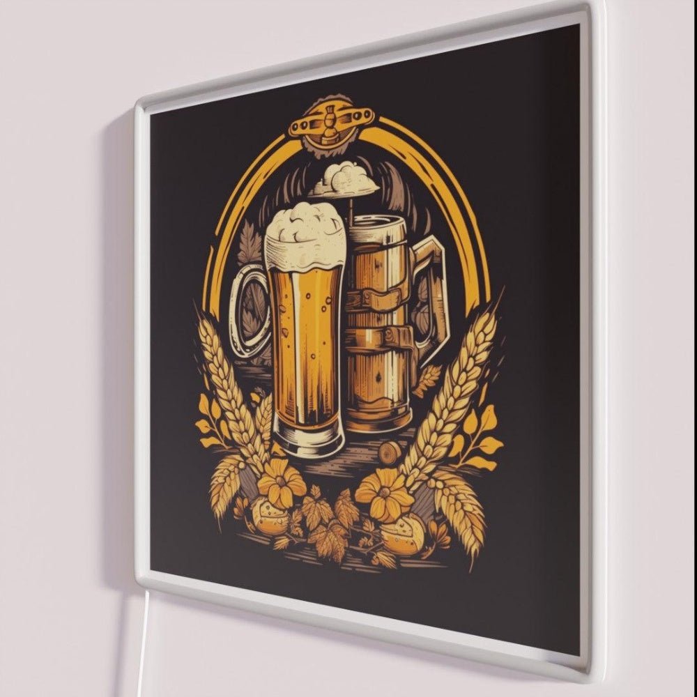 Vintage Beer Rgb Led Neon Sign Bar Wall Decor - Shineneon