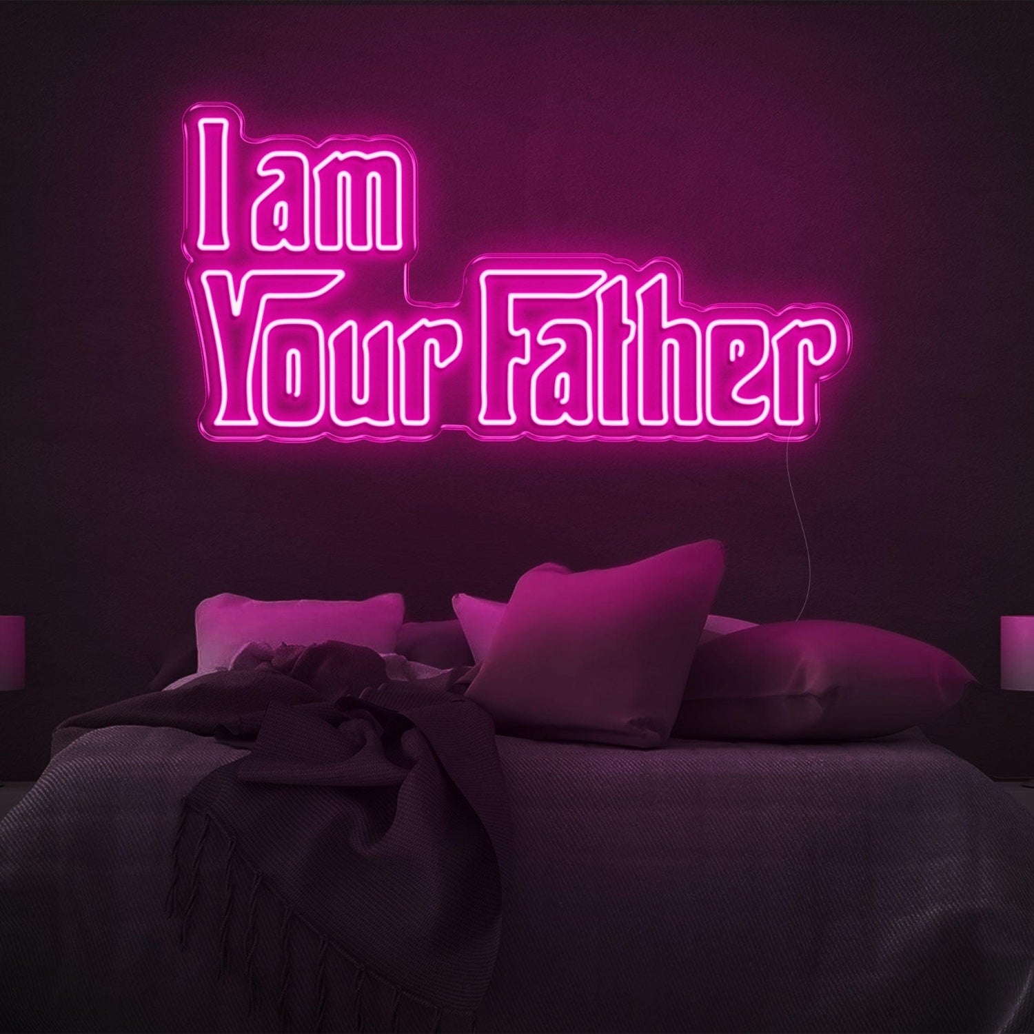 Vintage Blue I Am Your Father Led Neon Sign For Bedroom Decor | Shineneon