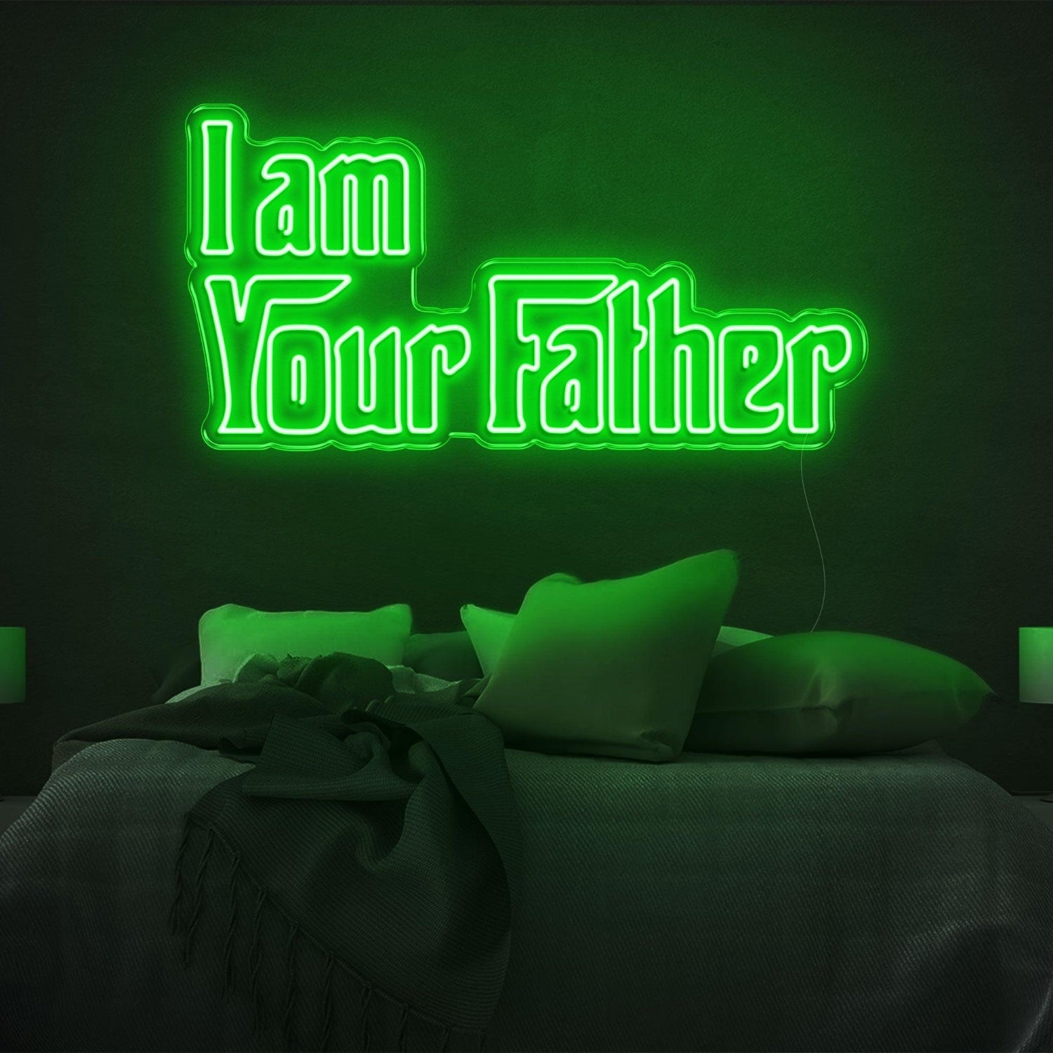 Vintage Blue I Am Your Father Led Neon Sign For Bedroom Decor | Shineneon